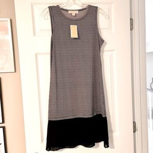 Michael Kors black and white flapper like dress NWT